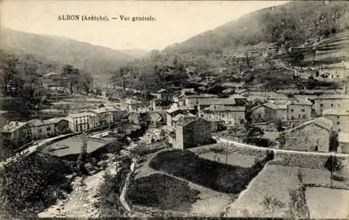 Ak Albon d'Ardèche, Vue generale