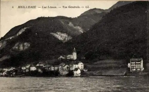 Ak Meillerie Haute Savoie, Lac Léman, vue générale