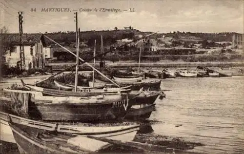 Ak Martigues Bouches du Rhône, Coteau de l'Ermitage