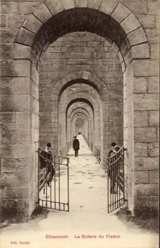 Ak Chaumont Haute-Marne, La Galerie du Viaduc