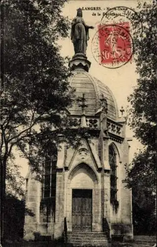 Ak Langres Haute Marne, Notre Dame de la Delivrance