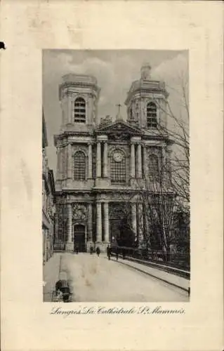 Ak Langres Haute Marne, La Cathedrale