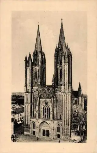 Ak Coutances Manche, La Cathedrale