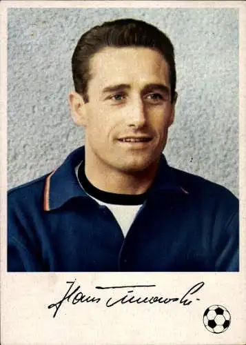 Autogrammkarte Fußball, Hans Tilkowski, Borussia Dortmund