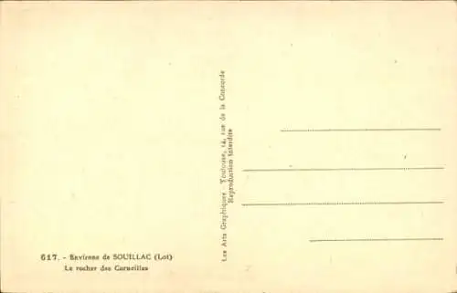 Ak Souillac Lot, Le rocher des Corneilles