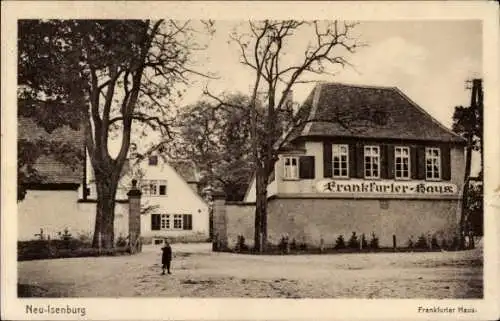 Ak Neu Isenburg im Kreis Offenbach Hessen, Blick zum Frankfurter Haus