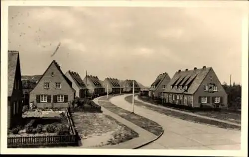 Foto Ak Nordseebad List auf Sylt, Teilansicht, Wohnsiedlung