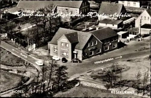 Ak Westgroßefehn Großefehn Ostfriesland, Hotel-Gasthof Helgoland