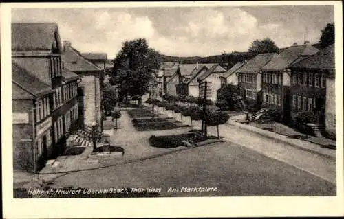 Ak Oberweißbach im Weißbachtal Thüringen, Marktplatz