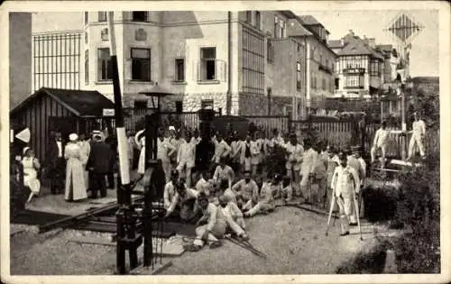 Ak Wien 19. Döbling Österreich, Genesungsheim für kriegsverletzte Eisenbahner, Hohenwartplatz 5/6