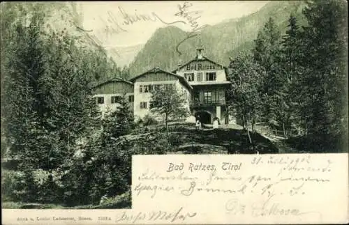 Ak Seis am Schlern Siusi Kastelruth Castelrotto Südtirol, Hotel Bad Ratzes