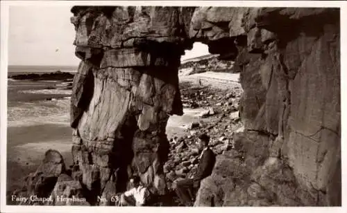 Ak Heysham Village England, Feenkapelle