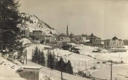 Ak Sankt Moritz Kanton Graubünden, Gesamtansicht, Winter