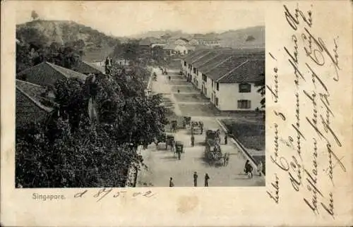 Ak Singapore Singapur, Ortspartie