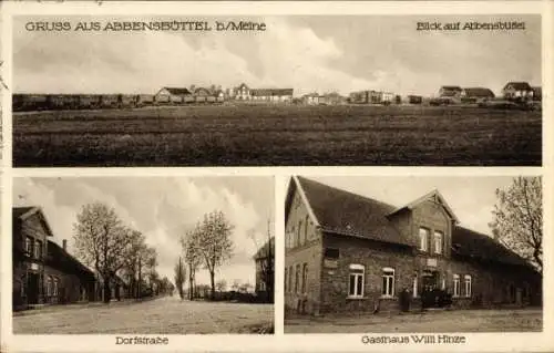 Ak Abbesbüttel Meine Niedersachsen, Dorfstraße, Gasthaus