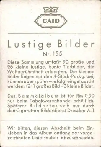 Sammelbild Lustige Bilder Nr. 155, Hunde in einem Weidenkorb