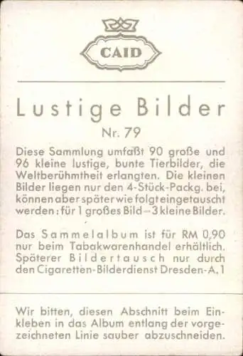 Sammelbild Lustige Bilder Nr. 79, Orang Utan, Appell, Teddys