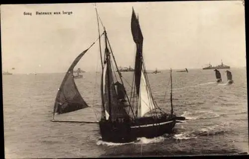 Ak Fischerboot, Fischfang, Segelboote