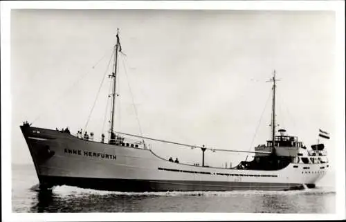 Ak Frachtschiff MV Anne Herfurth