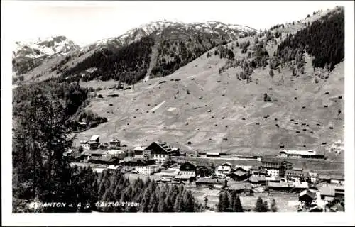 Ak Sankt Anton am Arlberg Tirol Österreich, Gesamtansicht, Galzig