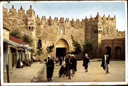 AK Jerusalem Israel, Damaskus Tor