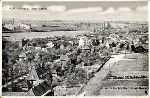 Ak Holtenau Kiel, Total-Ansicht