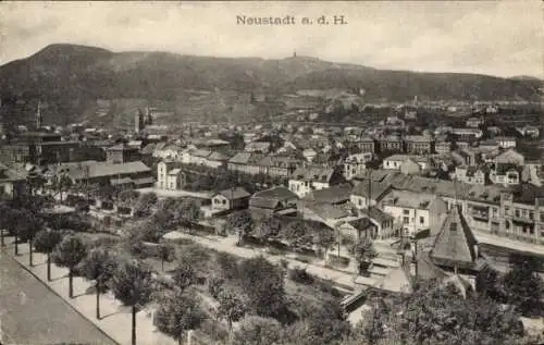 Ak Neustadt an der Haardt Neustadt an der Weinstraße, Gesamtansicht