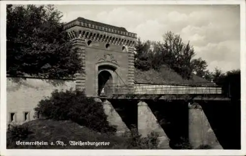 Ak Germersheim am Rhein, Weißenburgertor