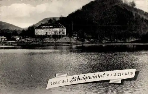 Ak Ludwigswinkel in der Pfalz, Haus am Ufer