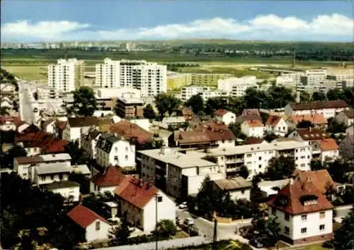 Ak Eschborn im Taunus, Teilansicht, Rathaus, Stadthalle, Hochhäuser