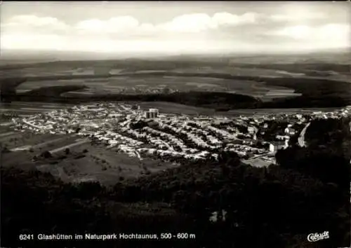 Ak Glashütten im Taunus Hessen, Panorama, Fliegeraufnahme