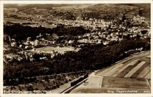 Ak Bad Blankenburg Thüringen, Fliegeraufnahme