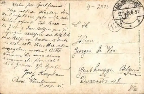 Ak Lychen in der Uckermark, Teilansicht