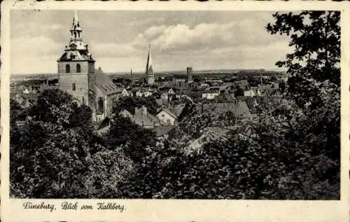 Ak Lüneburg in Niedersachsen, Blick vom Kalkberg