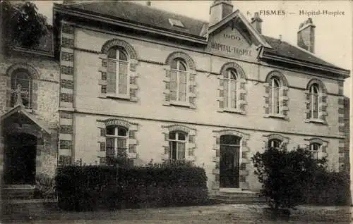 Ak Fismes Marne, Hopital-Hospice