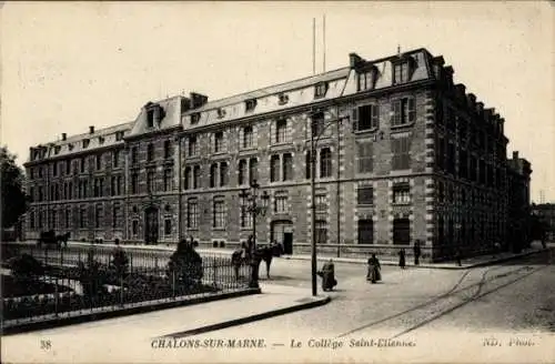 Ak Châlons-sur-Marne, Le College Saint Etienne