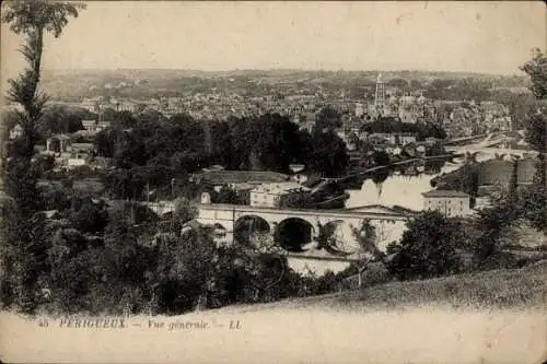 Ak Périgueux Nouvelle-Aquitaine Dordogne, Gesamtansicht