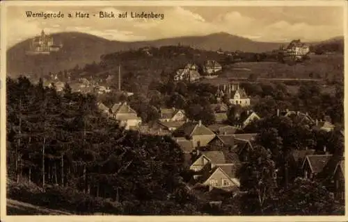 Ak Wernigerode im Harz, Lindenberg