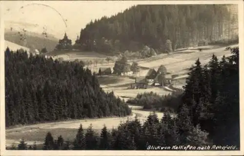 Foto Ak Rehefeld Zaunhaus Altenberg im Erzgebirge, Blick vom Kalkofen