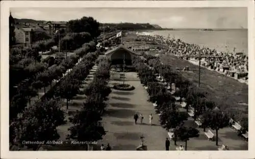 Ak Ostseebad Ahlbeck Heringsdorf auf Usedom, Konzertplatz