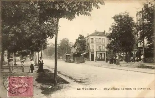 Ak Le Vésinet Yvelines, Boulevard Carnot, la Rotonde