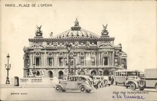 Ak Paris II Bourse, Place de l'Opera