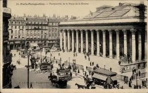 Ak Paris II Bourse, Perspective de la Place de la Bourse