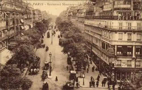 Ak Paris II, Boulevard Montmartre