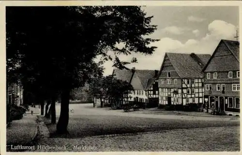 Ak Hilchenbach in Westfalen, Marktplatz