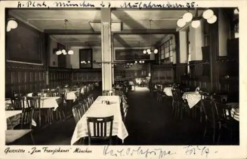 Ak München, Gaststätte Zum Franziskaner