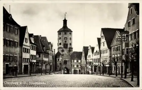 Ak Günzburg an der Donau Schwaben, Hauptstraße