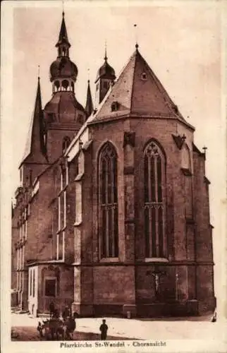 Ak Sankt Wendel im Saarland, Pfarrkirche