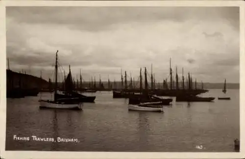 Ak Brixham Devon England, Fischkutter