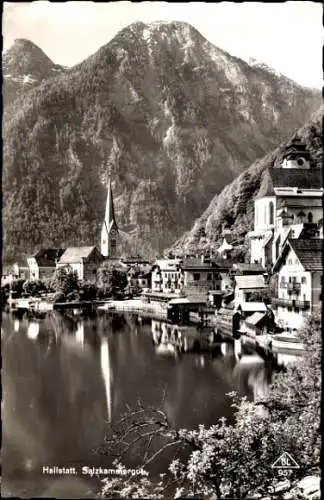 Ak Hallstatt im Salzkammergut Oberösterreich, Teilansicht